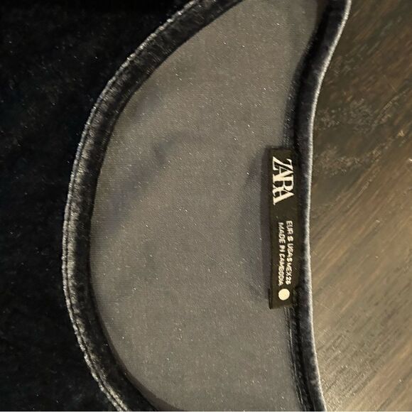 Zara velvet long sleeve bodysuit - Picture 6 of 7